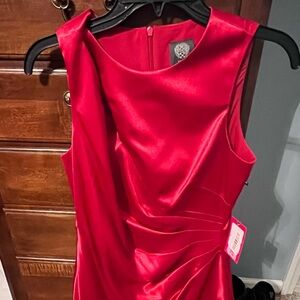 Vince Camuto Vibrant Red Backless Dress